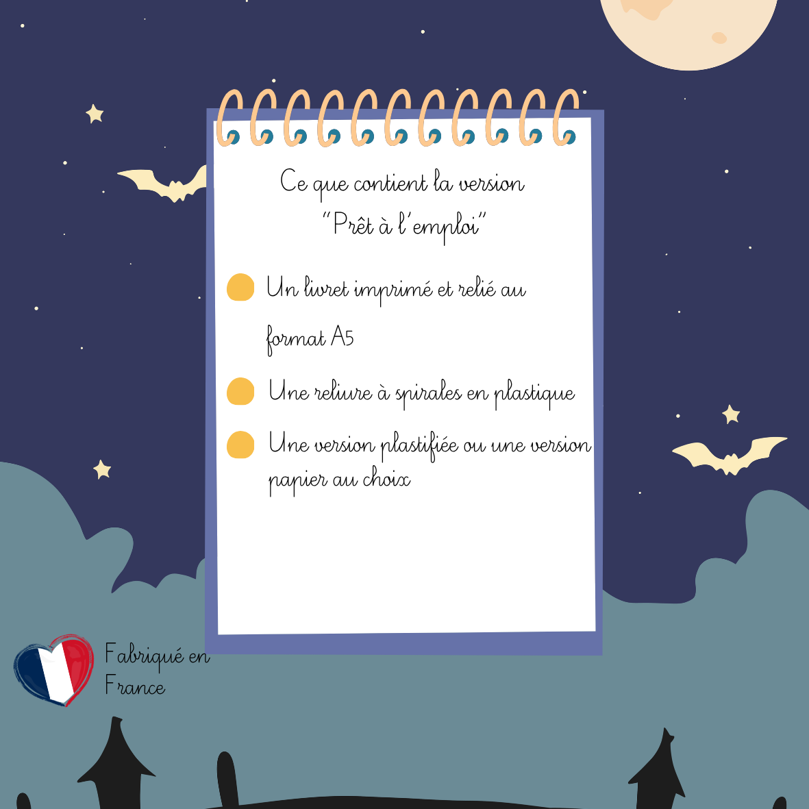 Cahier de coloriage Halloween – aperçu du produit, vue 3