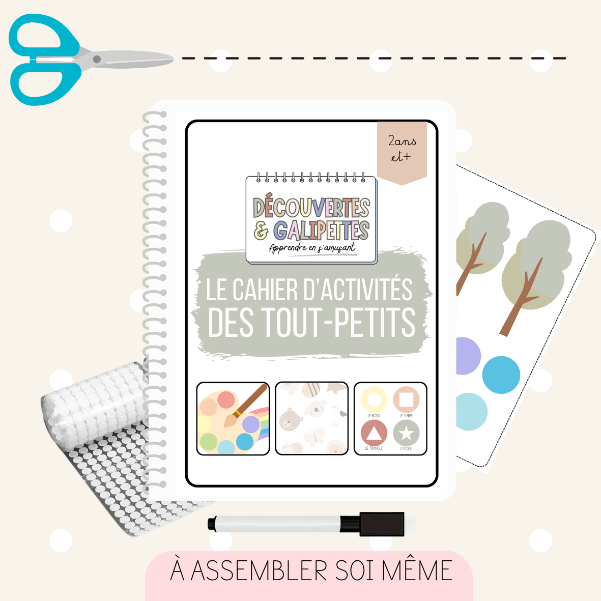 Le cahier d'activités des tout-petits - Dès 2 ans