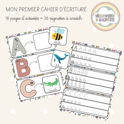 Mon premier cahier d'écriture - dès 3ans
