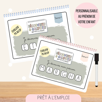 Je découvre mon prénom