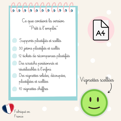 Compteur de récompenses - Plusieurs enfants