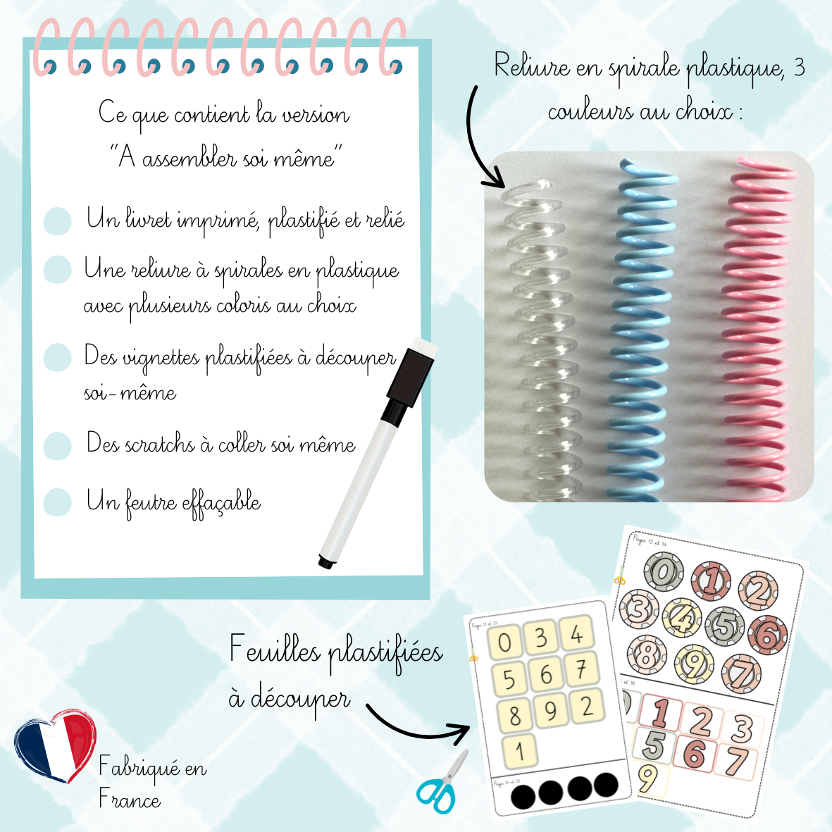 Cahier d'activités - J'apprends les chiffres