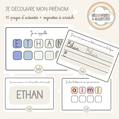 Je découvre mon prénom