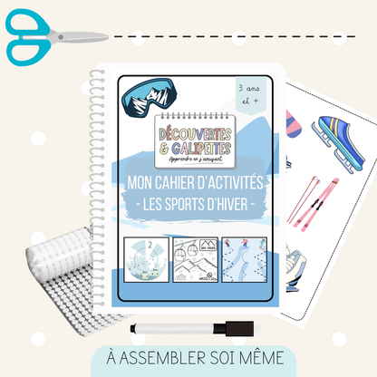 Cahier d'activités - Les sports d'hiver - Dès 3 ans