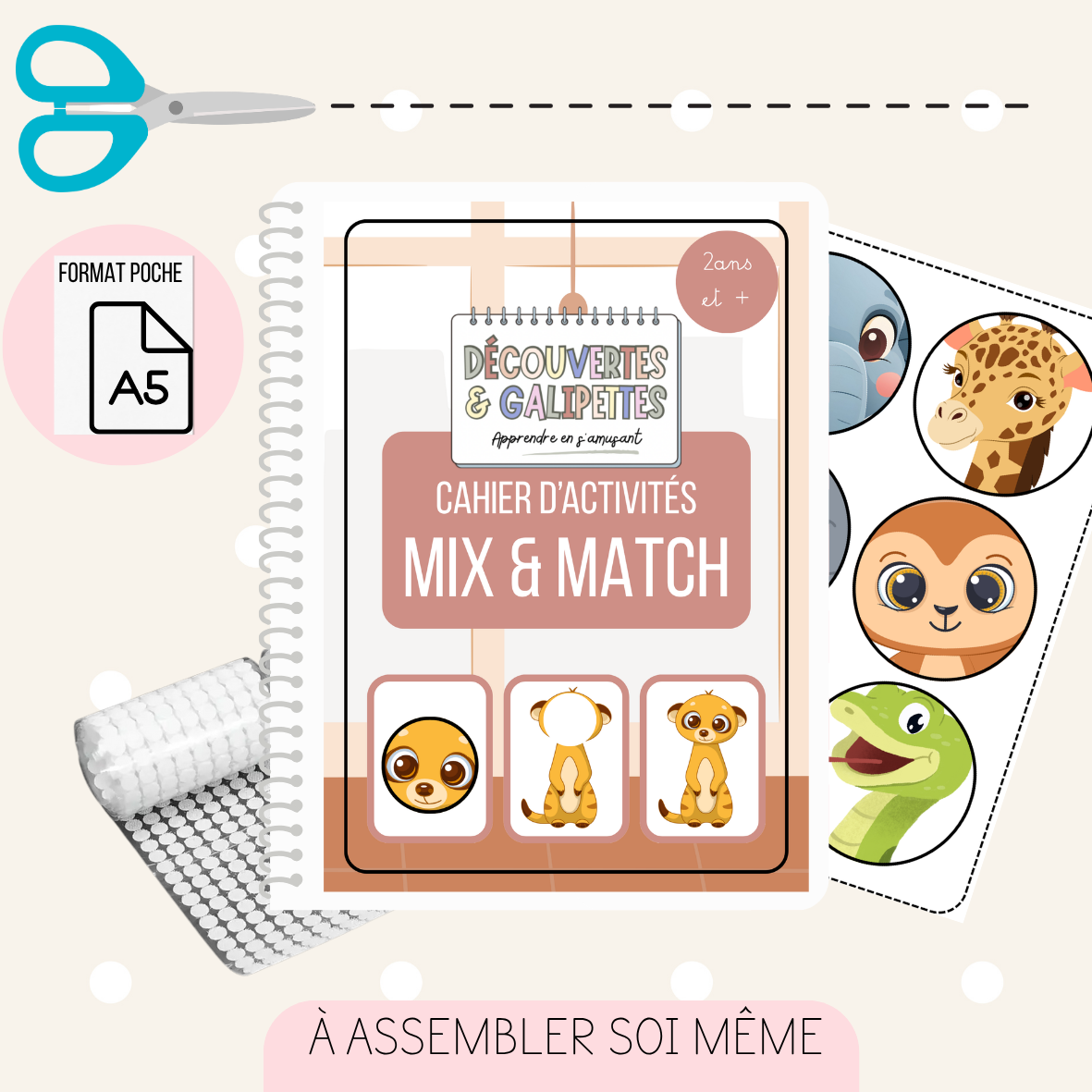 Cahier d'activités A5 - Mix & Match