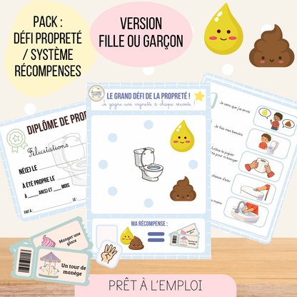 Pack : Défi propreté !