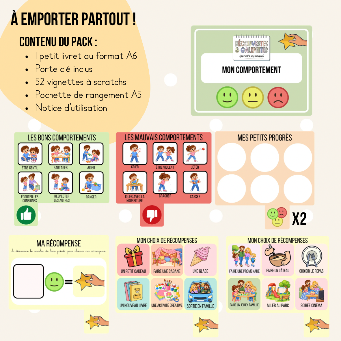 Compteur de récompenses - À emporter partout