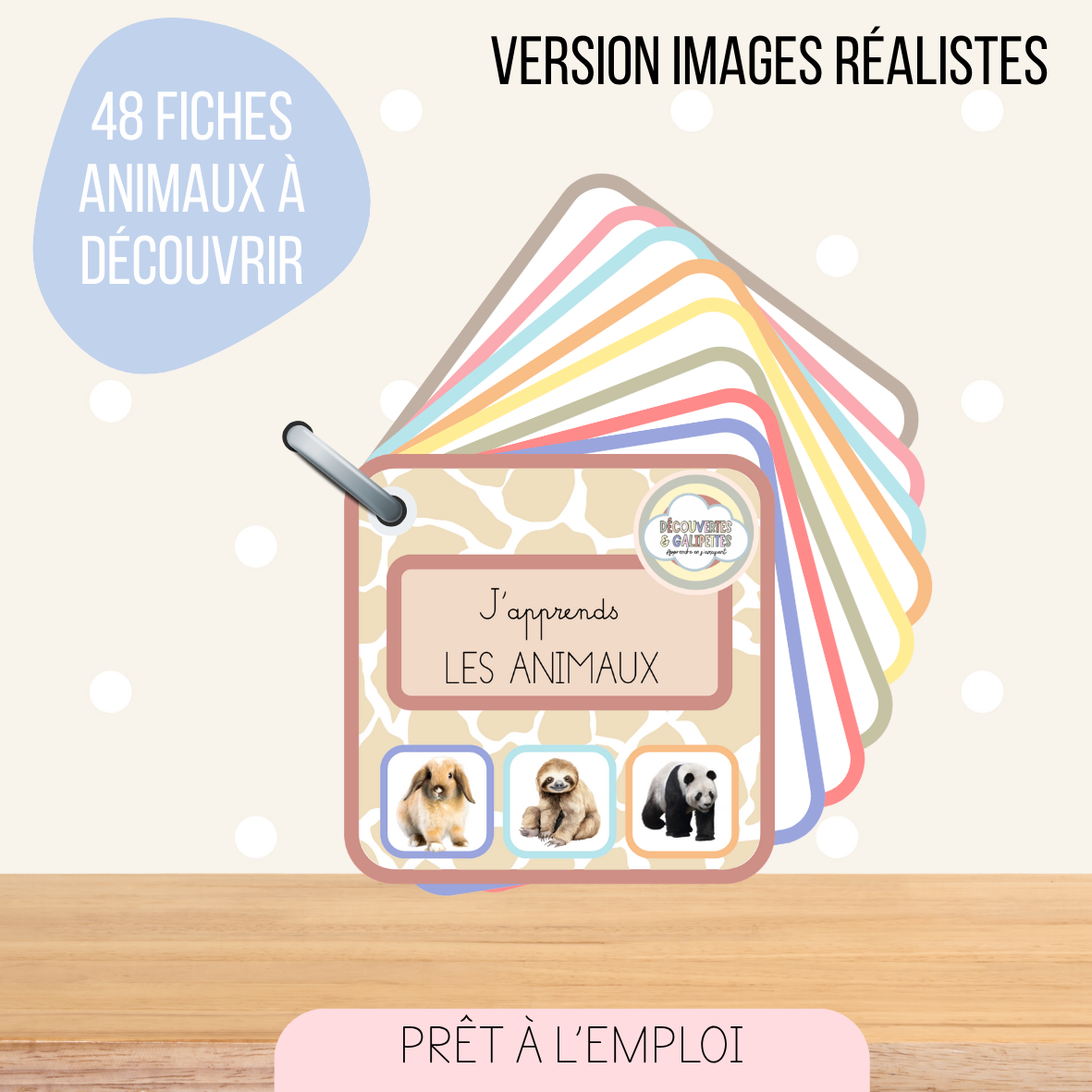 Imagier - Les animaux (version réaliste)