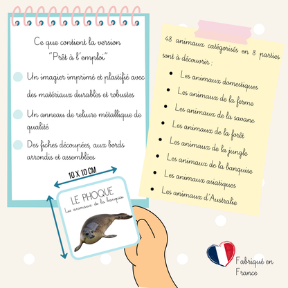 Imagier - Les animaux (version réaliste)