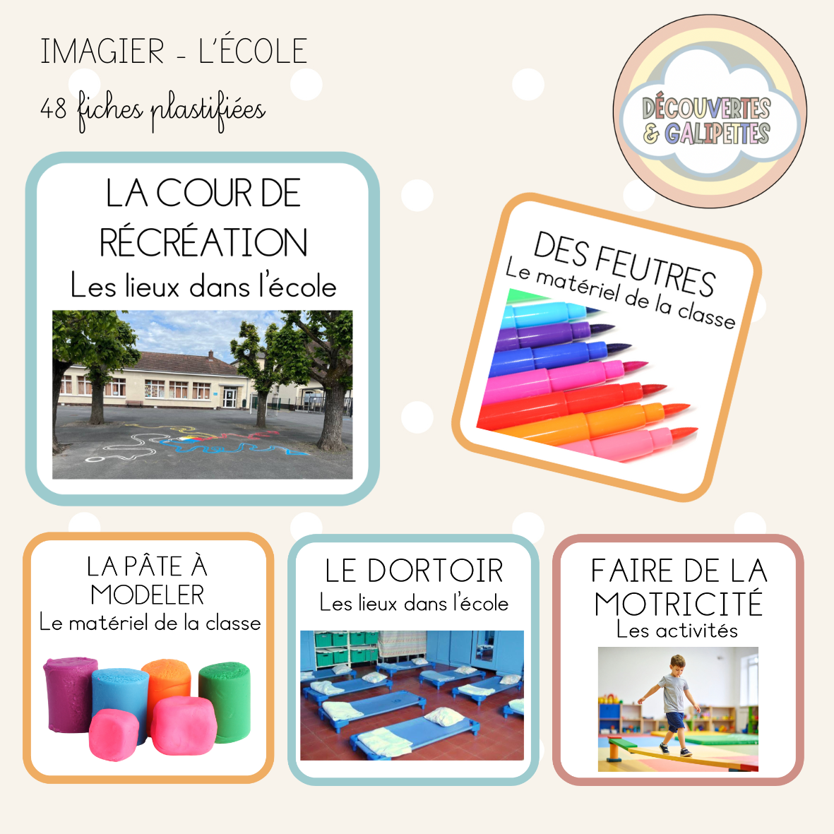 Imagier - L'école