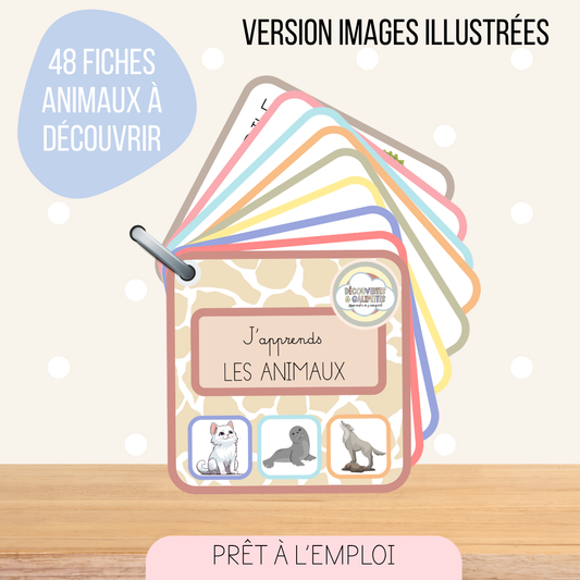 Imagier - Les animaux (version illustrée)