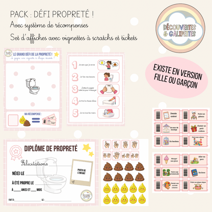Pack : Défi propreté !
