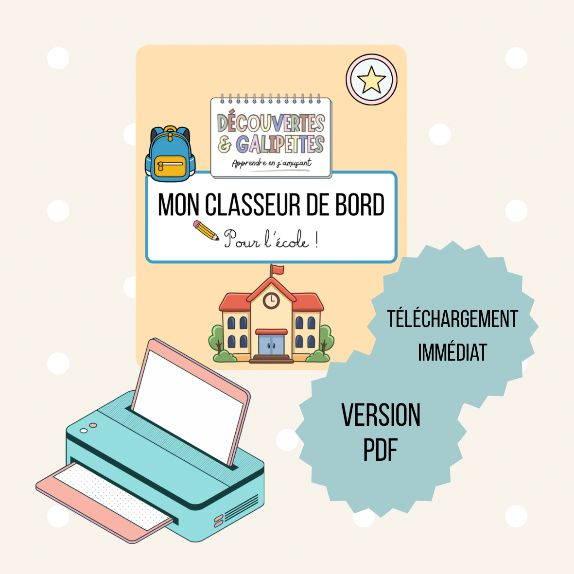 Mon classeur de bord - École