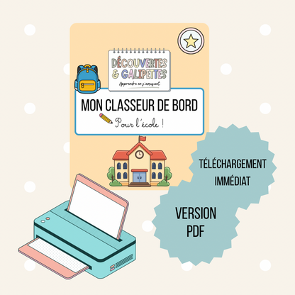 Mon classeur de bord - École
