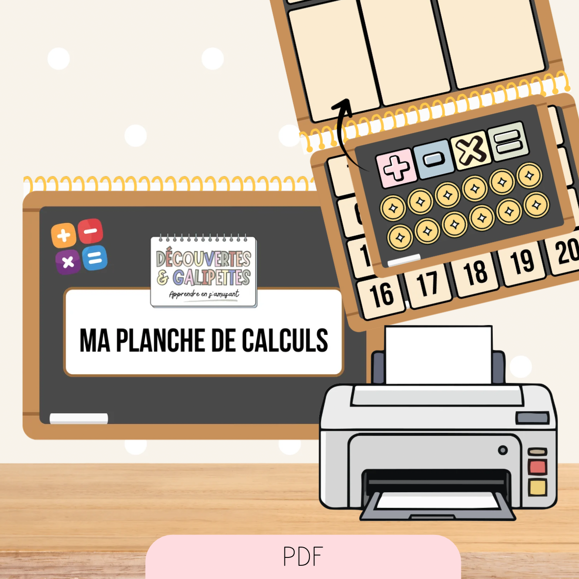 Ma planche de calculs