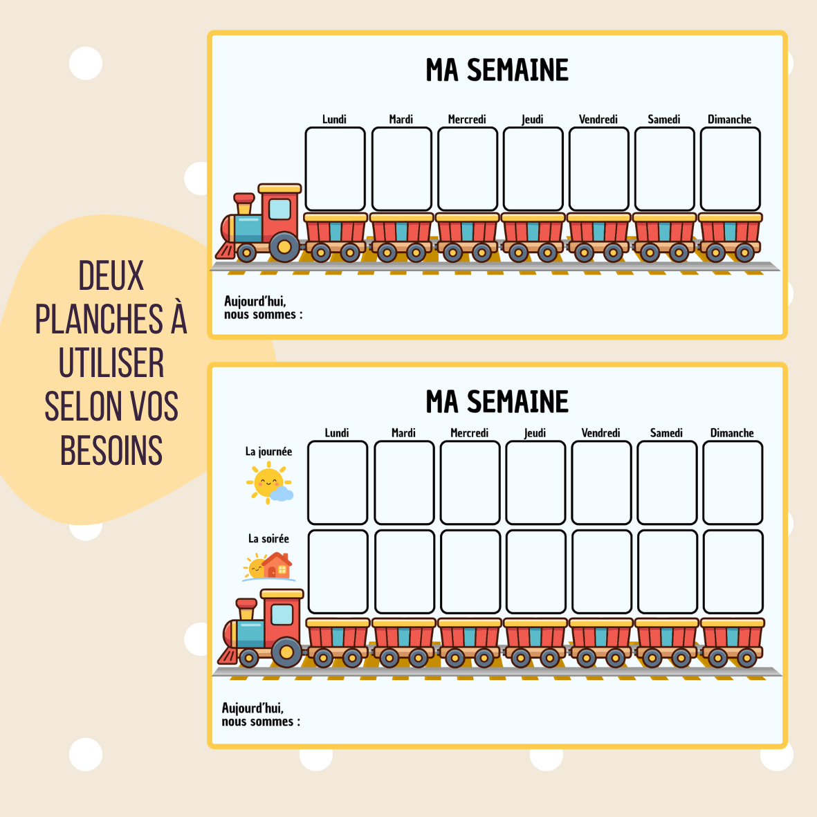 Ma semaine repère